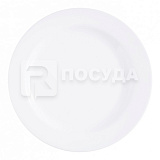 Тарелка мелкая d27см h2.2см, цв.белый «Evolution» Arcoroc (кр6) стеклокерамика