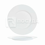 Блюдце d14см для арт. 01526, цв.белый «Empilable» Arcoroc (кр6) стеклокерамика