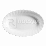 Блюдо овальное 22x14см h2.8см, цв.белый «Trianon» Arcoroc (кр6) стеклокерамика
