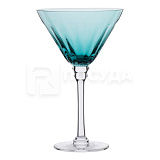 Рюмка коктейльная 350мл, цв.голубой «Azure - Bar Ware» P.L.Proff Cuisine (d12,5см h20см кр4) Martini