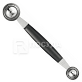 Ложка-нуазетка (шато) d22/30мм черная ручка ICEL
