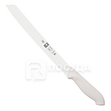 Нож хлебный 25см белая ручка «HORECA PRIME» ICEL