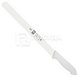 Нож кондитерский 30см пилообразное лезвие белая ручка «HORECA PRIME» ICEL