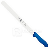 Нож кондитерский 30см пилообразное лезвие синяя ручка «HORECA PRIME» ICEL