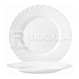 Тарелка мелкая d15.5см, цв.белый «Trianon» Arcoroc (кр6) стеклокерамика