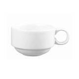 Чашка чайная 160 мл, штабелируемая, цв.белый, «Profile», Churchill