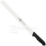 Нож для нарезки 36см черная ручка «HORECA PRIME» ICEL