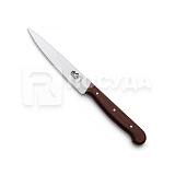Нож для нарезки 12см волнистое лезвие деревянная ручка «Rosewood» Victorinox
