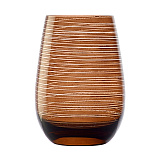 Хайбол 465мл, цв. коричневый «Twister» Stolzle (d8,5см h12см кр6) Brown