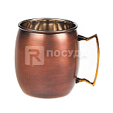Кружка для коктейля 480мл, цв.медь «SAM-GL» P.L.Proff Cuisine (кр1) нерж. Antique Copper Moscow Mule