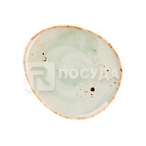 Тарелка мелкая 12,5x8см «Organica Green» P.L.Proff Cuisine (кр6) фарфор