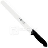 Нож для нарезки 30см черная ручка «HORECA PRIME» ICEL
