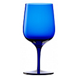 Бокал для воды 340мл, цв. синий «Bar Mix» Stolzle (d7,7см h16,4см кр6) хр.стекло Mineral Water
