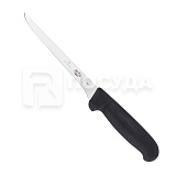 Нож обвалочный 15см гибкое лезвие черная ручка «Fibrox» Victorinox