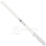 Нож кондитерский 36см волнистое лезвие белая ручка «HORECA PRIME» ICEL