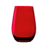 Хайбол 465мл, цв. красный «Elements» Stolzle (d8,5см h12см кр6) Red