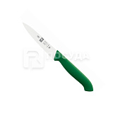 Нож для овощей 10см волнистое лезвие зеленая ручка «HORECA PRIME» ICEL