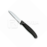 Нож для овощей 8см черная ручка. Victorinox