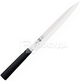 Нож Янагиба 30см черная ручка «TOKYO» ICEL