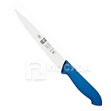 Нож филейный 18см для рыбы синяя ручка «HORECA PRIME» ICEL