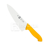 Нож поварской 20см желтая ручка «HORECA PRIME» ICEL