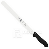 Нож кондитерский 30см пилообразное лезвие черная ручка «HORECA PRIME» ICEL