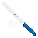 Нож для нарезки 25см волнистое лезвие синяя ручка «HORECA PRIME» ICEL