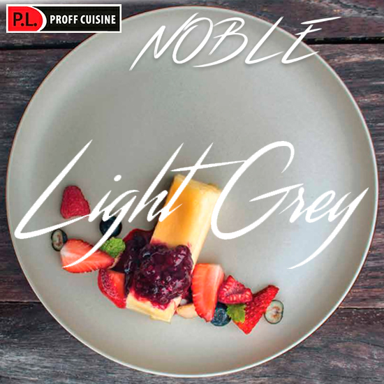 Новая серия фарфора P.L. Proff Cuisine - NOBLE Fine Plus-Light Grey
