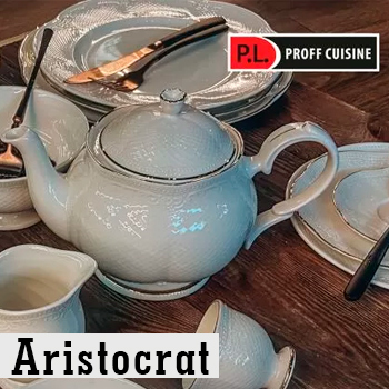 Новые серии белого аристократического фарфора P.L. Proff Cuisine - Aristocrat и Aristocrat Gold