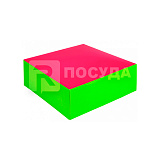 Коробка 16х16 см, Н=8 см, для кондитерских изделий, фуксия-зеленый цв., Garcia de Pou