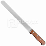 Нож L=28 см, нерж, для бисквита с дерев.ручкой, «Wood», P.L.Proff Cuisine