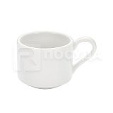 Чашка 90 мл, фарфор, кофейная, цв.белый, «Pratique», GIPFEL