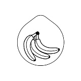 Крышка 7,6x7 см, H=3,2 см, нерж, с рисунком «Бананы», «ACCESSOIRES», Frilich