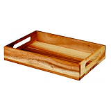 Поднос 30x20 см, H=4,8 см, деревянный «Ящик», «Buffet Wood», Churchill