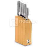 Набор ножей из 5 предметов с подставкой «PLATINA», ICEL
