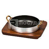 Сковорода на деревянной подставке 750мл антиприг./алюмин. P.L.Proff Cuisine