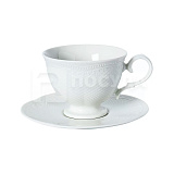 Пара кофейная 100мл d6,8см h6см «Aristocrat White NOBLE» P.L.Proff Cuisine (кр6) фарфор