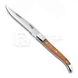 Нож L=23 см, для стейка, деревянная ручка, «ALPS», Comas