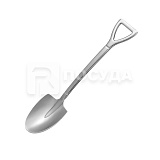 Ложка L=15,8 см, для мороженого / десерта, «Серебряная лопата», P.L.Proff Cuisine