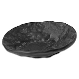 Салатник 35 мл, D=10 см, черный «Crater», Pordamsa