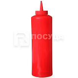 Емкость для соуса 1,0л красная P.L.Proff Cuisine JQ-B105R / JD-BSD32\\JD-BSD32(красн.)