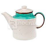 Чайник 1л d12см h16см «Ocean Fusion» P.L.Proff Cuisine (кр1) фарфор