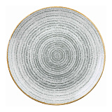 _Тарелка мелкая без полей d26см, цв. Stone Grey «Studio Prints» Churchill (кр12) фарфор