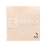 Cалфетка 25х25 см, бумажная, 2сл, натуральный цв. ECOLABEL, «DOUBLE POINT», Garcia de Pou