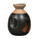 Бутылочка для саке, соуса 310мл d8,5см h11,5см «Panasia Dark Matt» P.L.Proff Cuisine (кр1) фарфор