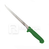 Нож L=20 см, филейный с зеленой рукояткой, «Pro-Line», P.L.Proff Cuisine