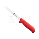 Нож L=13 см, обвалочный с красной ручкой, «POLY», ICEL