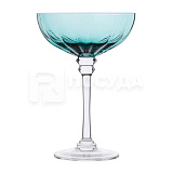 Рюмка коктейльная 235мл, цв.голубой «Azure - Bar Ware» P.L.Proff Cuisine (d11,5см h17см кр4)
