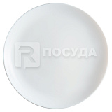 Тарелка D=27 см, H=1.8 см, стеклокерамика, без полей, цв.белый, «Evolution White», Luminarc