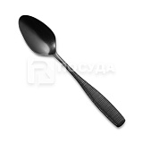 Ложка десертная «Flor de Lis Q21 Black vintage 18/10» Comas